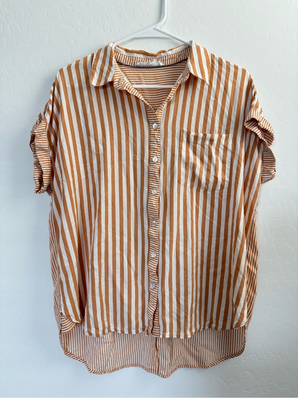 Women’s Stripe Button-Up Blouse
